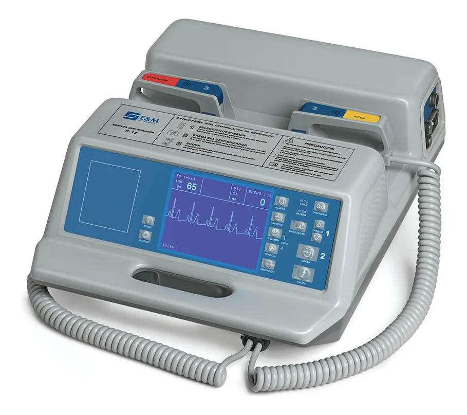 Monitor Cardiodesfibrilador E&M C-12B