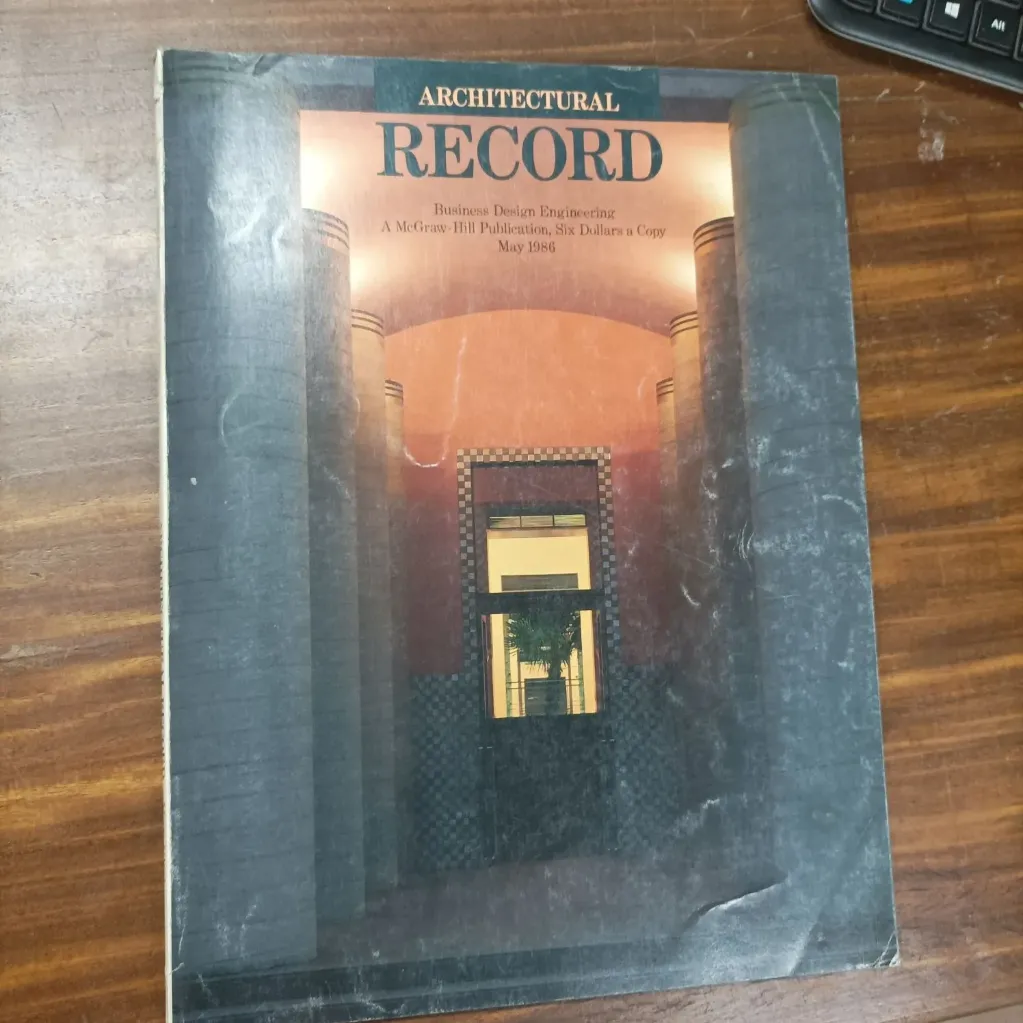Revista Architectural Record May 1986
