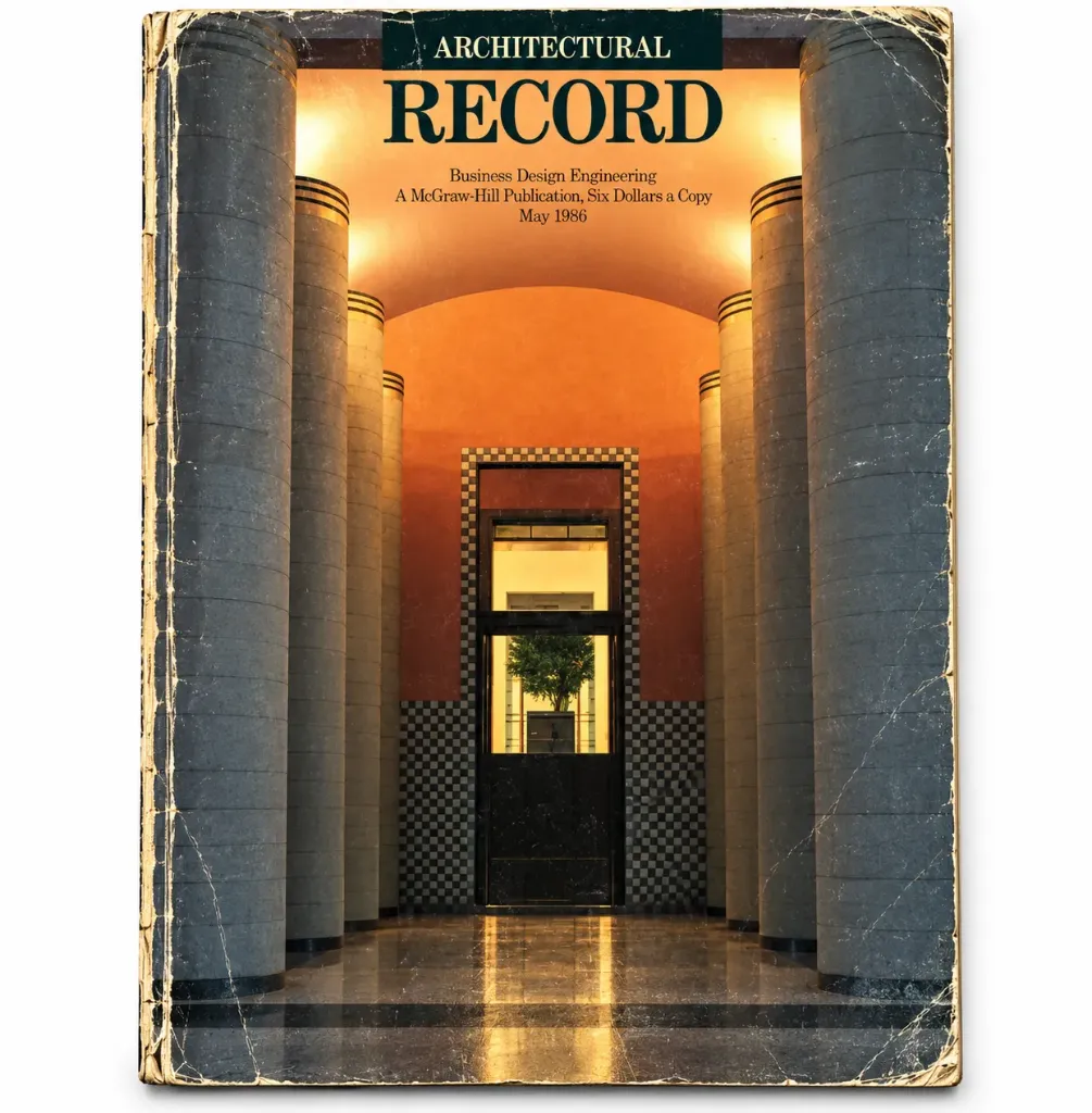 Revista Architectural Record May 1986