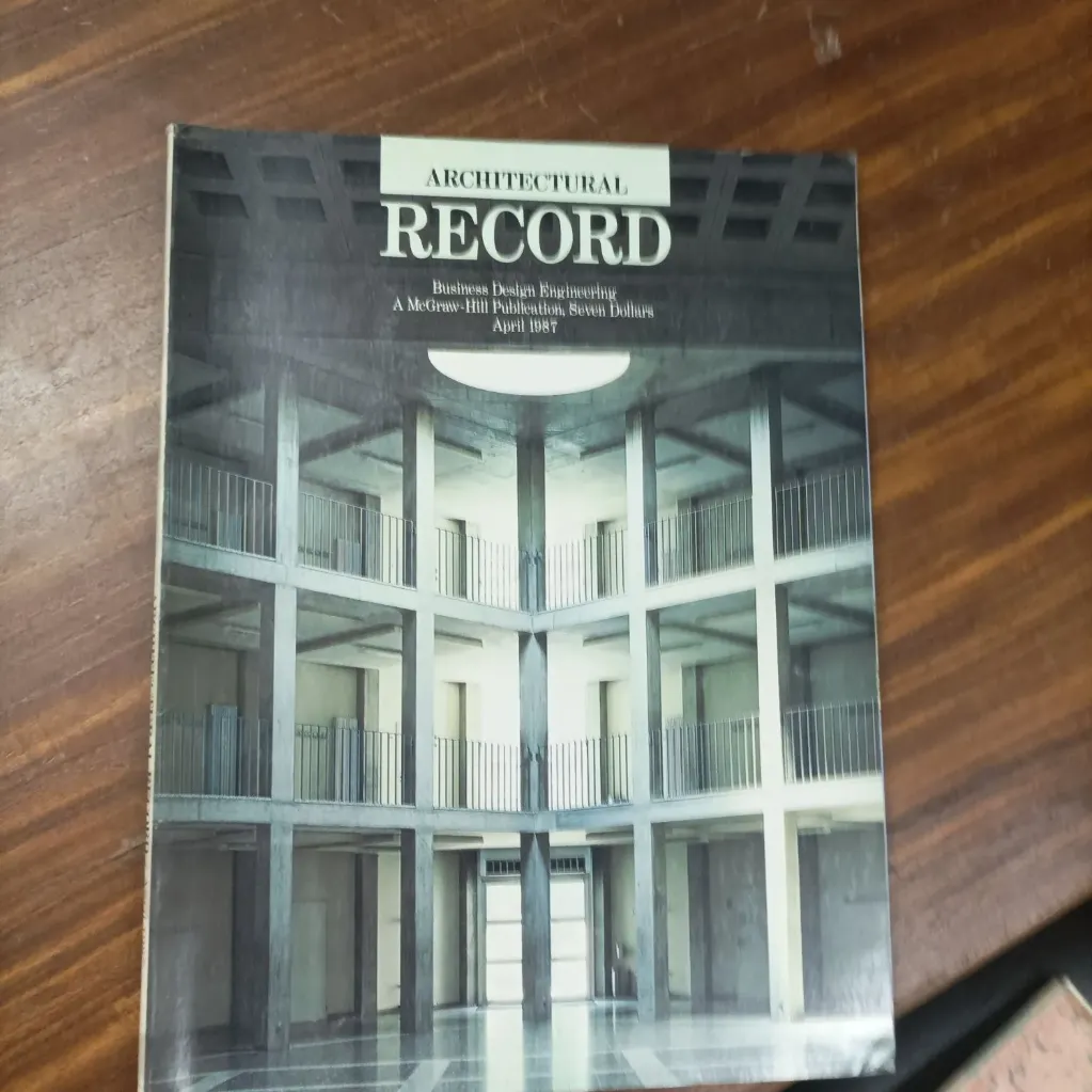 Revista Architectural Record April 1987