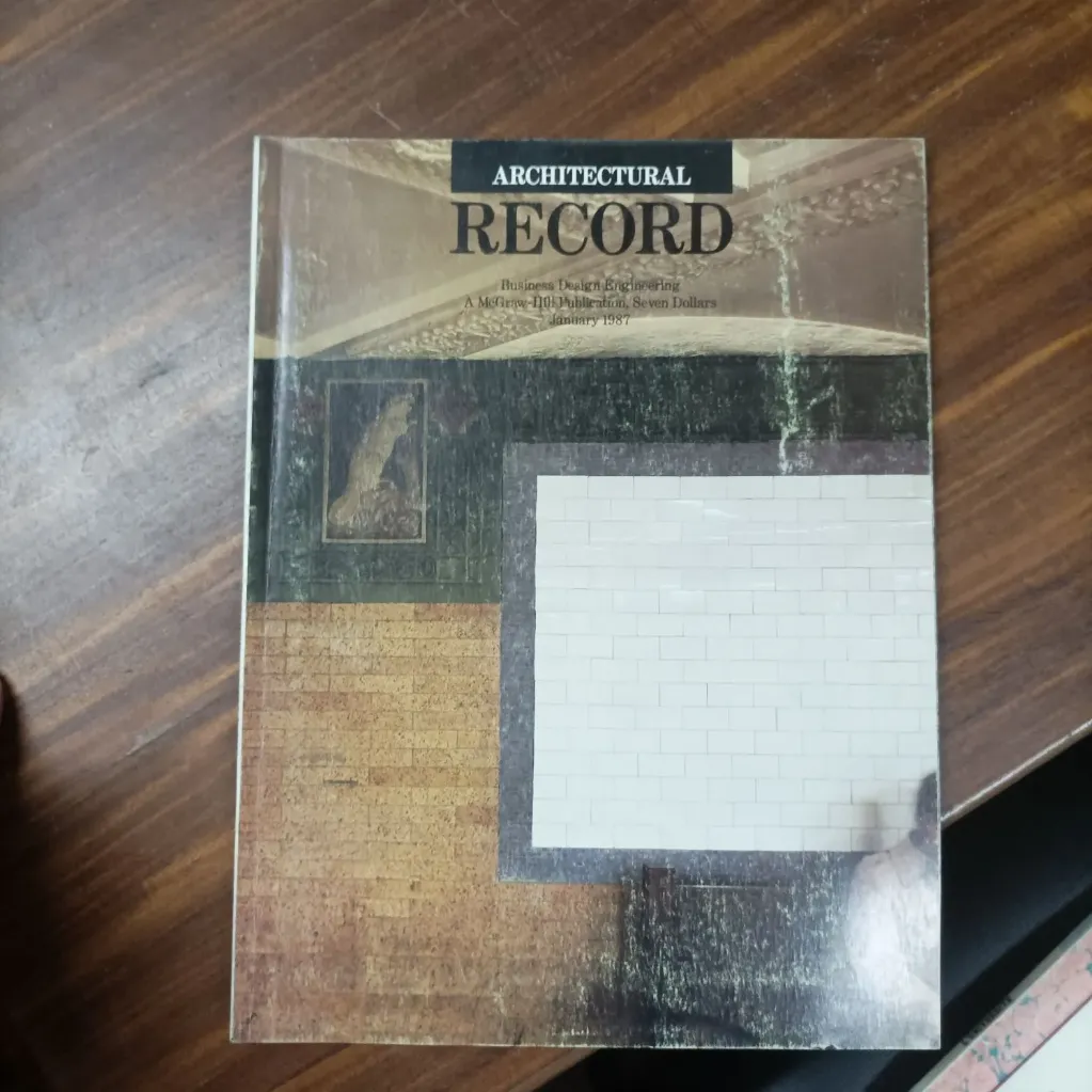 Revista Architectural Record January 1987
