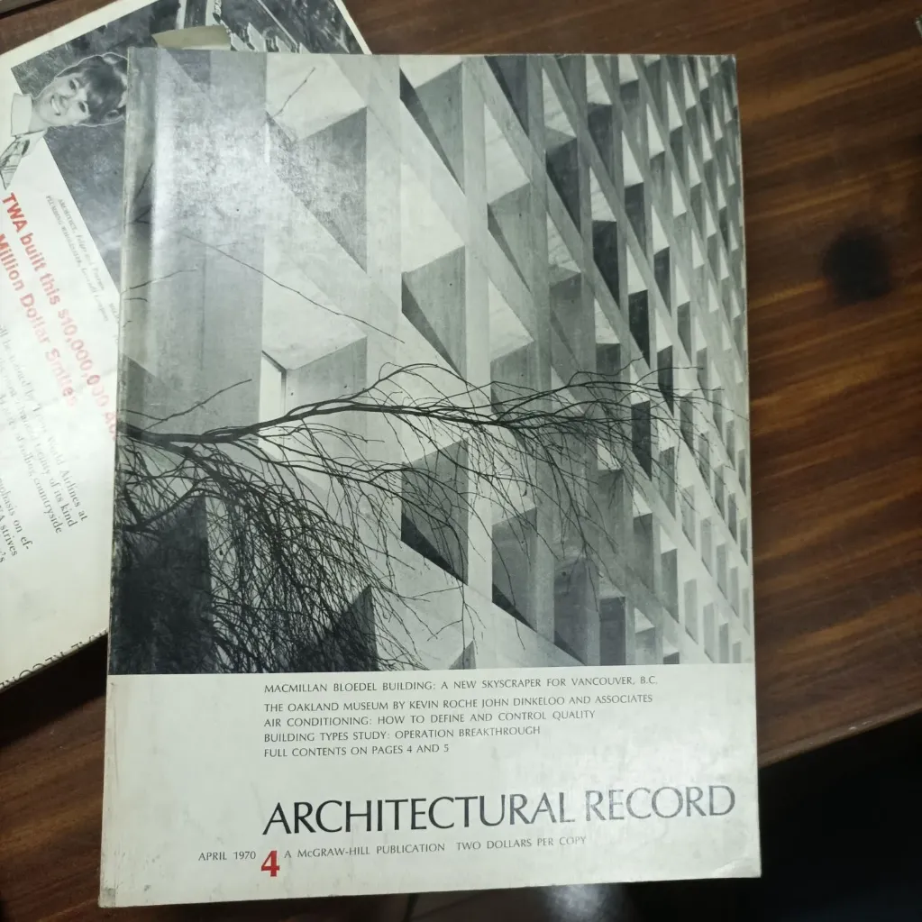 Revista Architectural Record April 1970