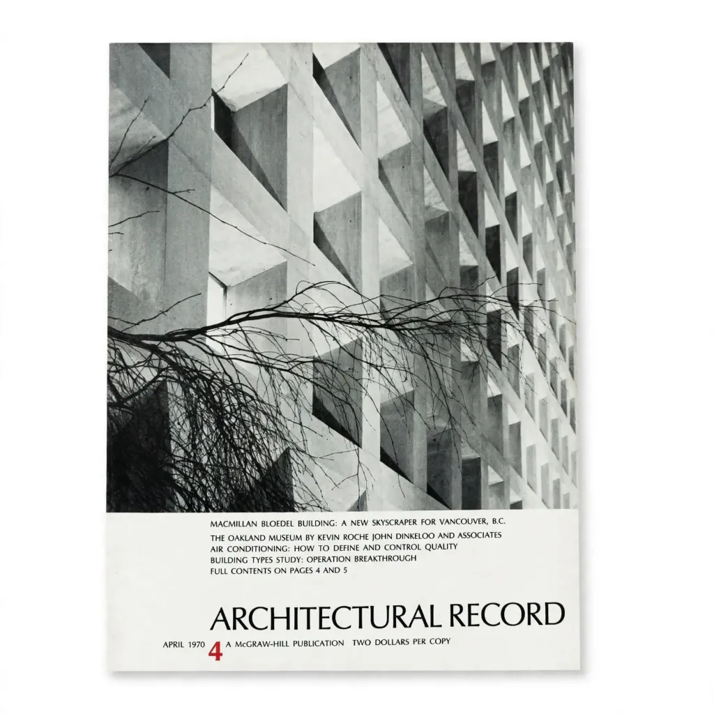 Revista Architectural Record April 1970