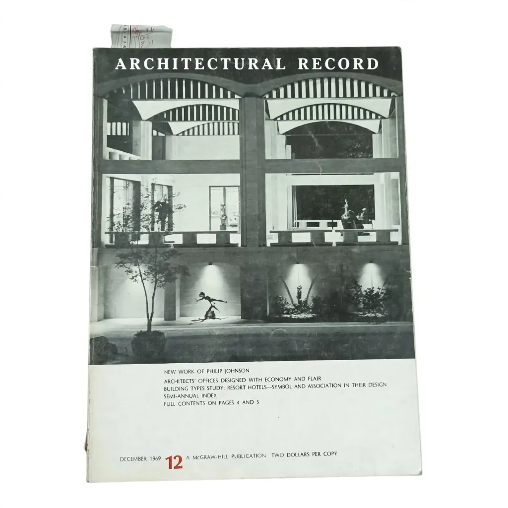 Revista Architectural Record December 1969