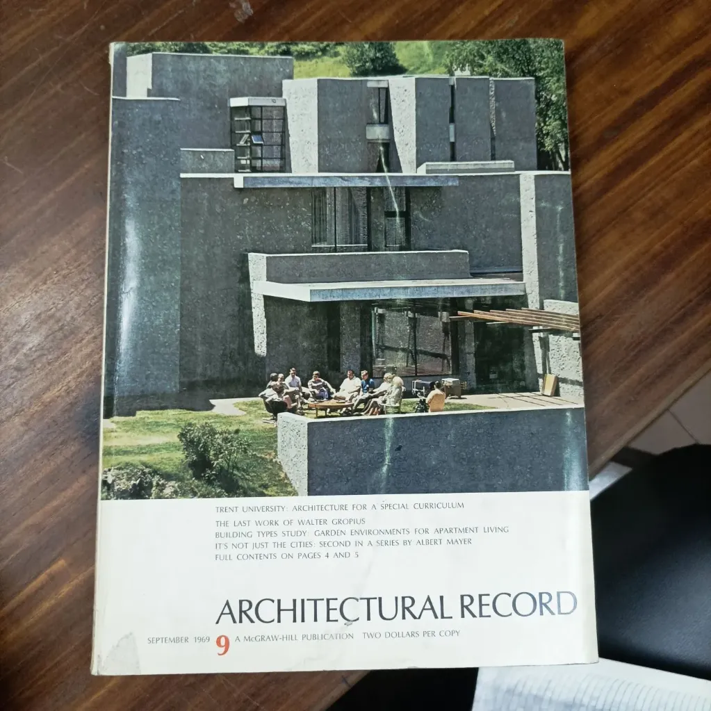 Revista Architectural Record September 1969