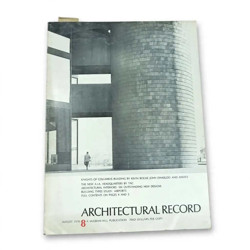 Revista Architectural Record August 1970