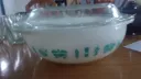 Fuente  redonda Pyrex c/tapa vidrio 22 diametro