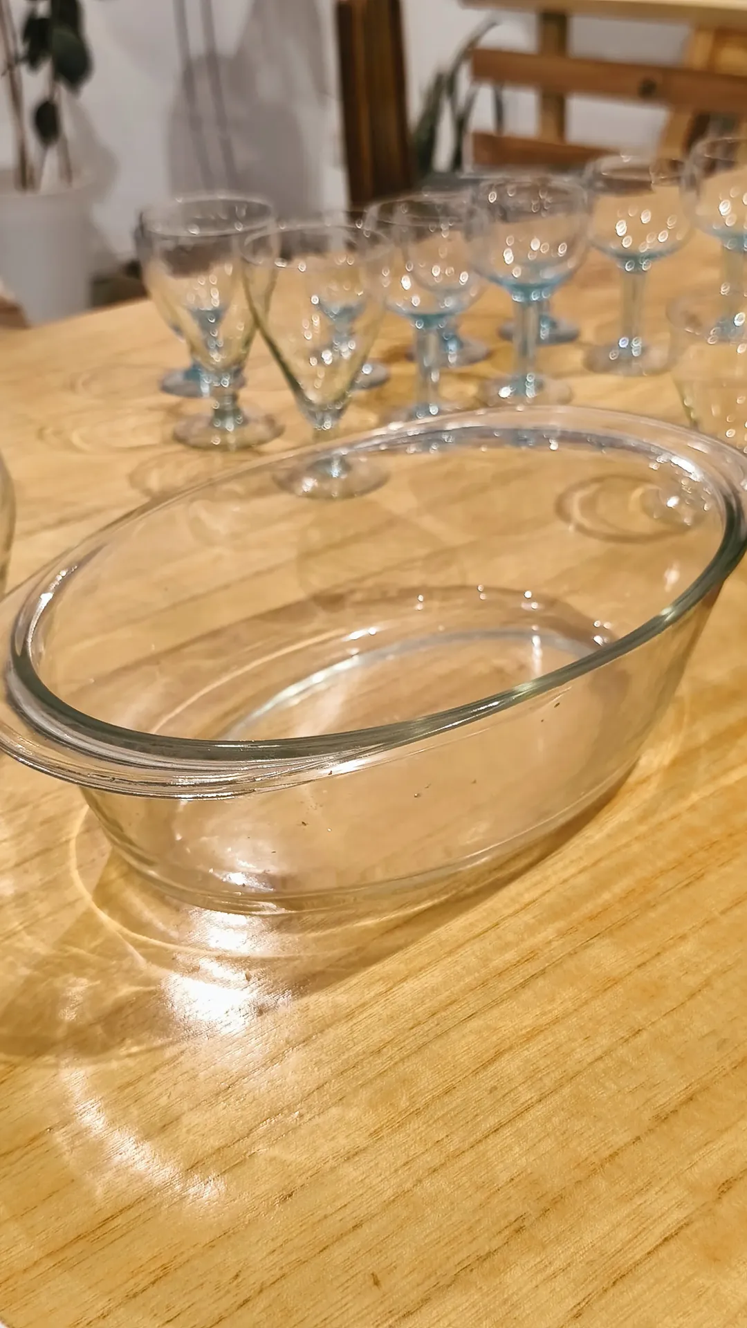 Fuente de vidrio Pyrex oval 34x21