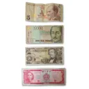 Lote de billetes extranjeros antiguos