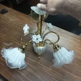 Lampara colgante marca Ronda 3 elementos