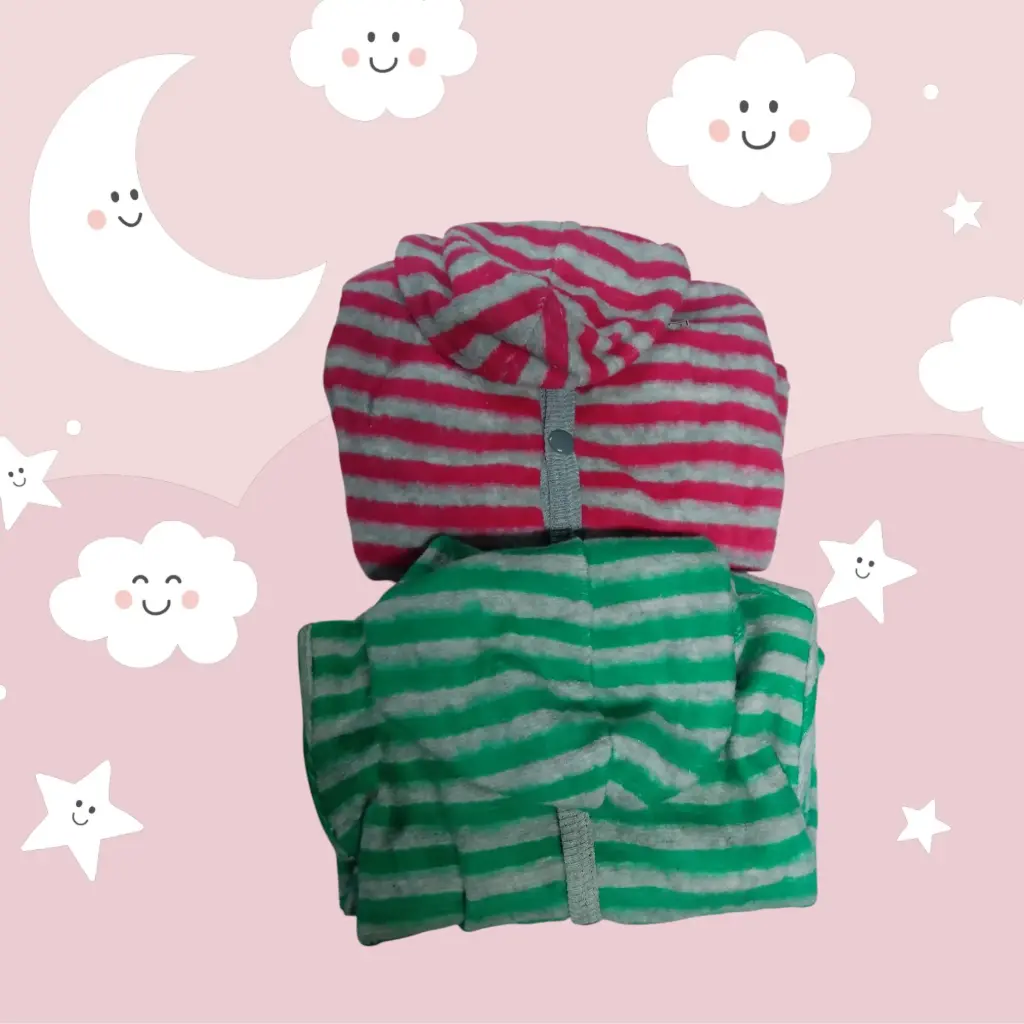 Enterito bebe a rayas